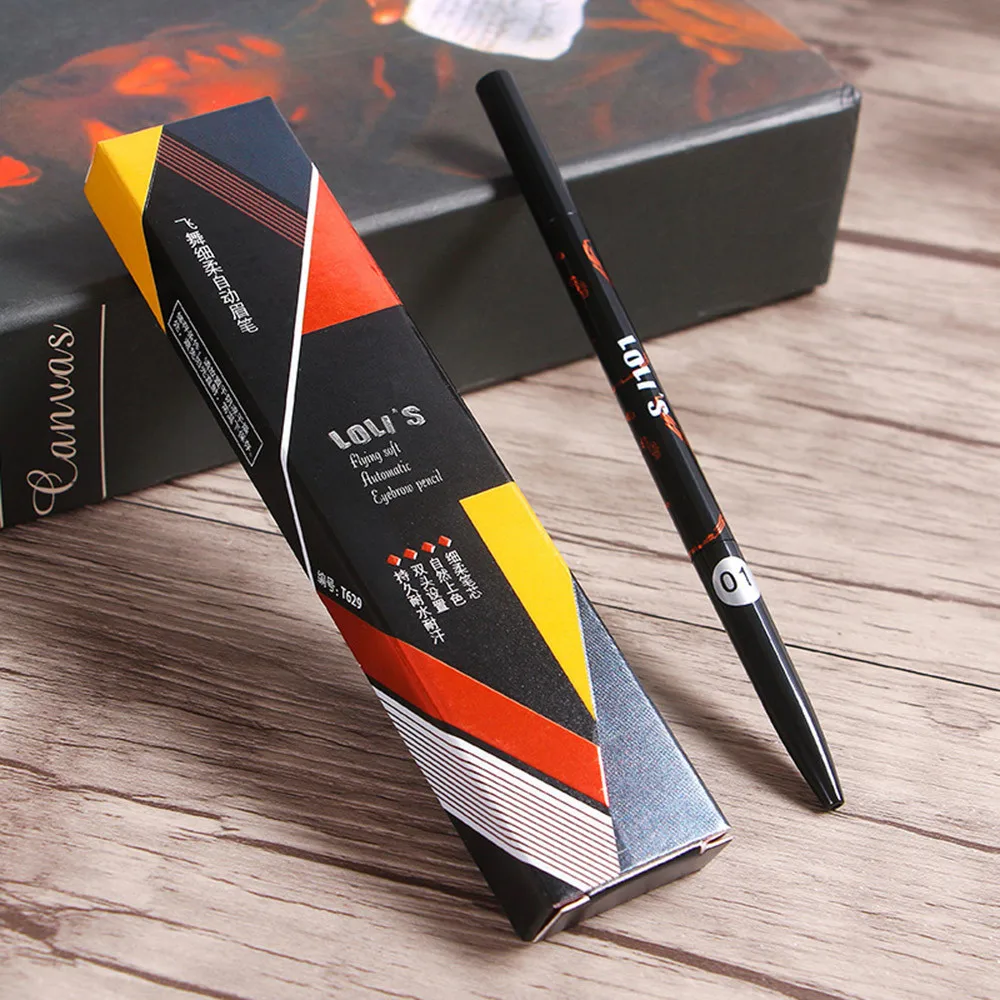 LANBENA 1 шт Двойная с автоматическим поворотом для бровей Карандаш подводка глаз