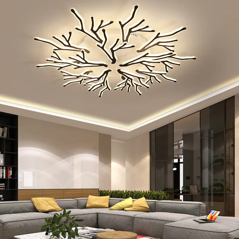 

Living Room Lamp 2020 New Led Simple Modern Ceiling Lamp Atmospheric Package Creative Master Bedroom Book Room Lamp