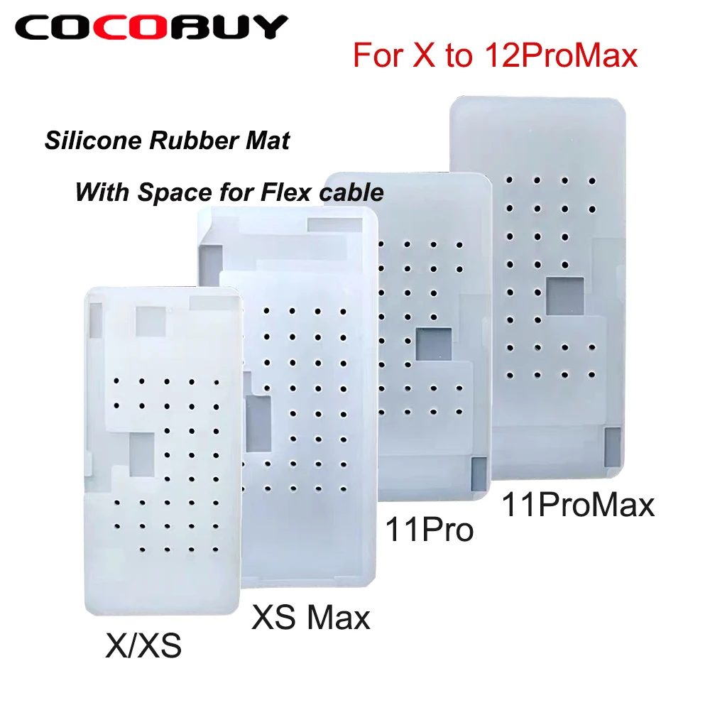 Разделитель ЖК экрана нескользящий Силиконовый коврик для X XS XSMax 11 12 pro MAX с