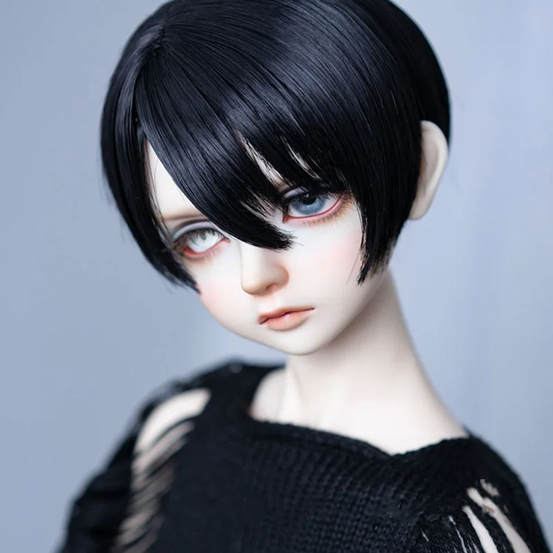 Bybrana Bjd парик 1/3 1/4 Sd кукла короткие волосы мальчик косая челка сбоку парики |