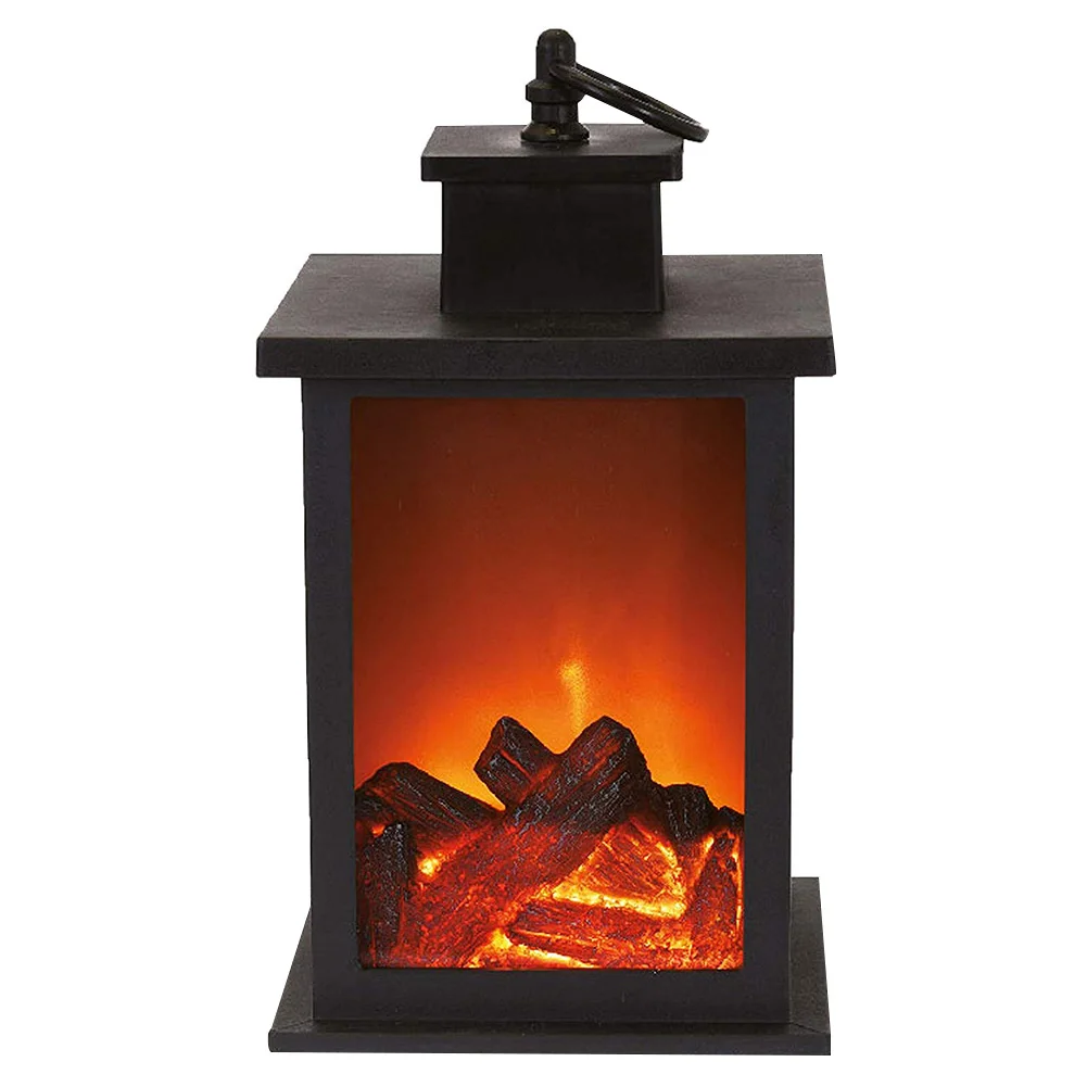 

LED Retro Charcoal Flame Light Ornament Simulated Fireplace Light Home Fireplace Decoration Outdoor Wall Lamp TP-Hot