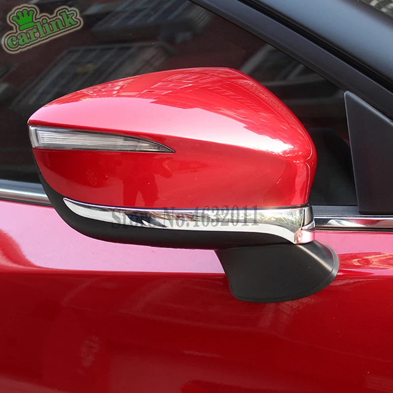 Для Mazda CX 3 CX3 2015 2018 экстерьер автомобиля зеркало заднего вида полоски наклейки и