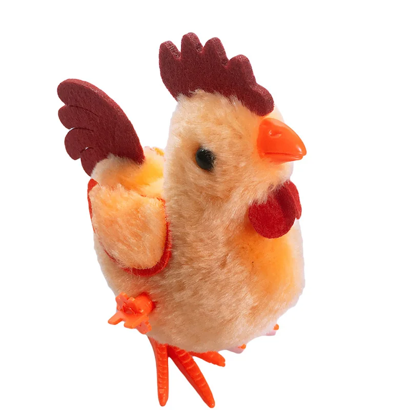 Супер милая заводная забавная игрушка мультяшный Заводной петух детские мягкие