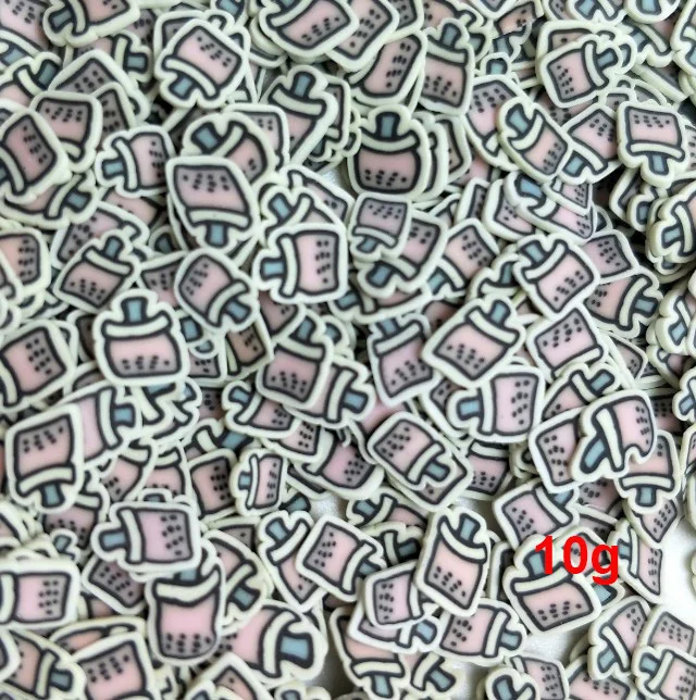 Boba B 10g Happy Monkey10g Fimo Boba Slime добавки поставки милый Полимерная глина спринклеры DIY Набор наполнитель для облачной прозрачной хрустящей слизи глина - Цвет: Boba B 10g