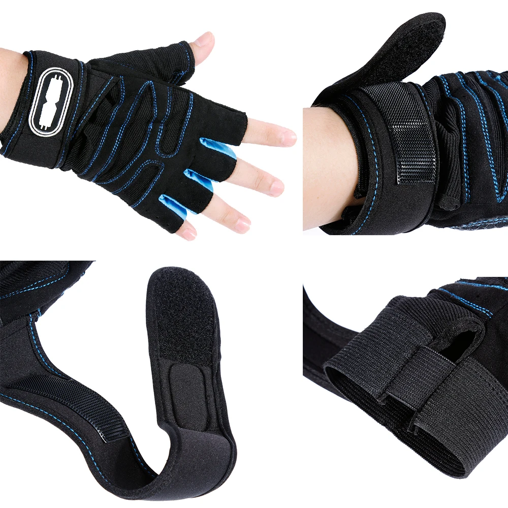 

Gym Gloves Fitness Weight Lifting Gloves Body Building Training Sports Exercise Sport Workout Glove for Men Women M/L/XL