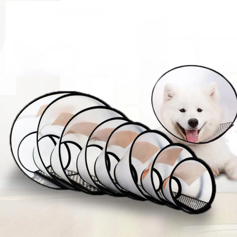 

Pet Protective Collar Dog Neck Recovery Cone Collar Anti-Bite Lick Wound Healing Cat Dogs Health Training Medical Circle Tool