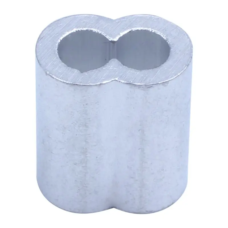 Новый 50-pack Алюминиевый обжимной петли рукав для 4 мм Диаметр троса и кабеля |