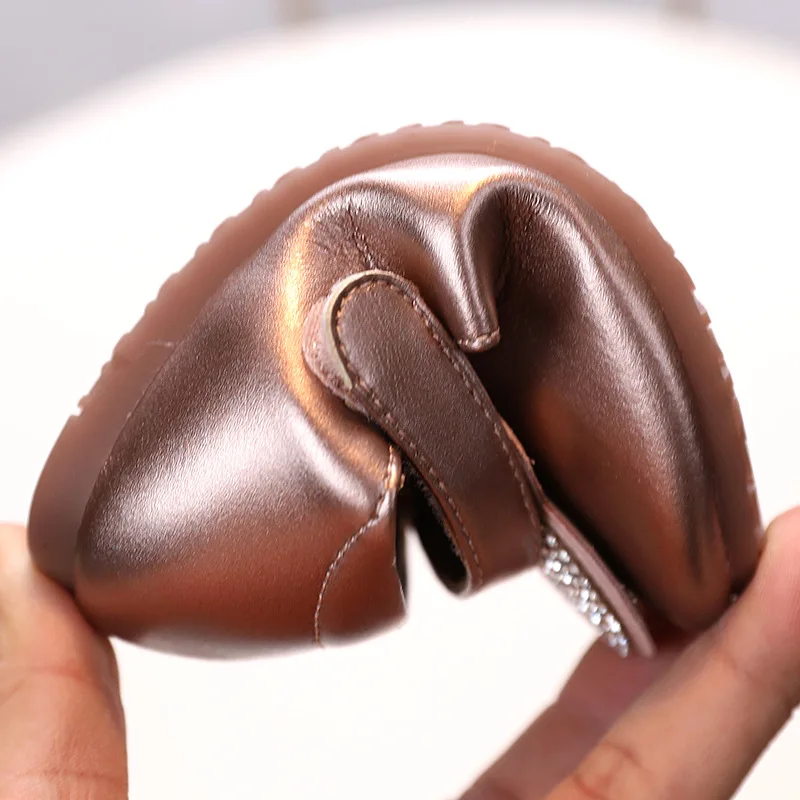 

Summer Girls Leisure Roman Sandals Rhinestone Princess Soft Bottom Beach Shoes 1-3 Years Old Children's Shoes