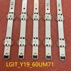 Светодиодная подсветка для LG 60UM6950, 60UM7100, 60UM6900, lgit_y19 _ 60um71, EAV64732901, 5 шт.комплсветодиодный