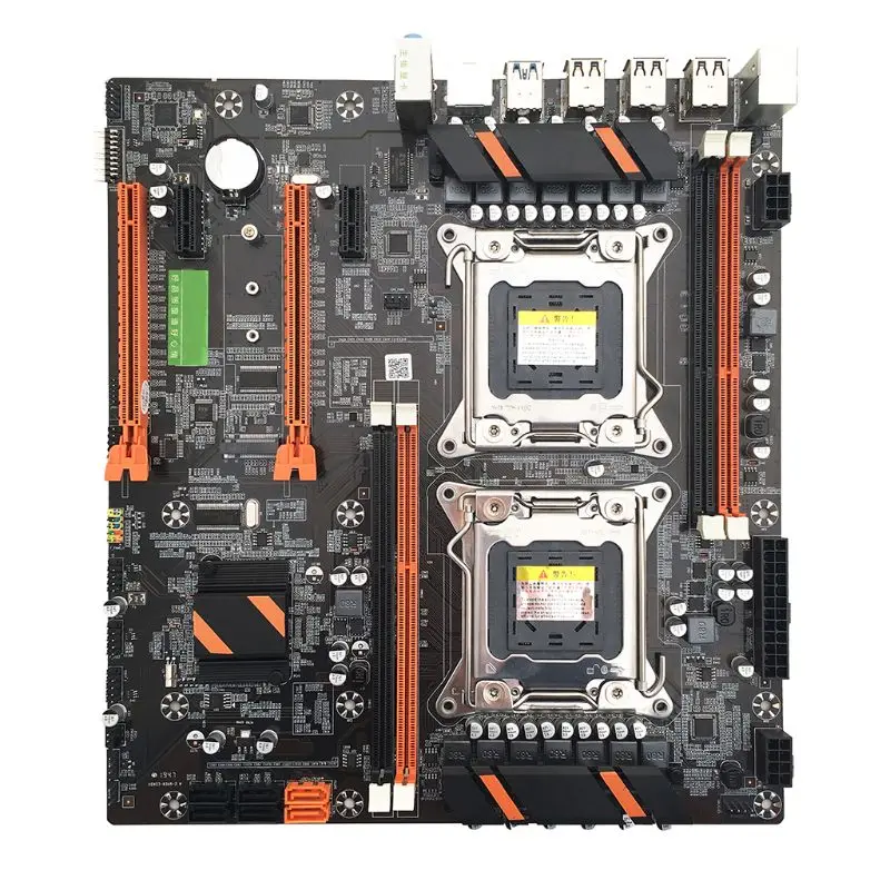 Материнская плата X79 Dual CPU LGA2011 E5 4 * DDR3 DIMM материнская для настольного компьютера