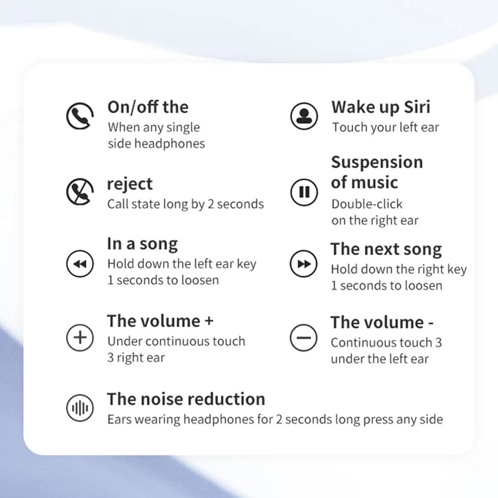 

HiFi TWS Bluetooth Headset With Microphone Touch Control Wireless Headset Hifi Mini In Ear Sports Rrunning Earphone