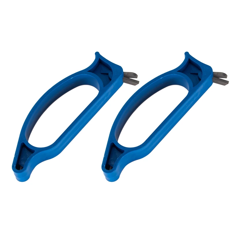 

2 шт. зимняя подледная Заточка ножа для рыбалки шнековые лезвия кусачки плоскогубцы Спорт на открытом воздухе портативные рыболовные снаст...