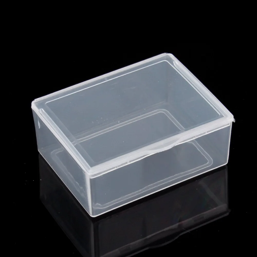 

5Pcs Plastic Packaging Jewelry Tool Box Organizer Storage Beads Pins Jump Rings Jewelry Finding Boxes Transparent Display Case