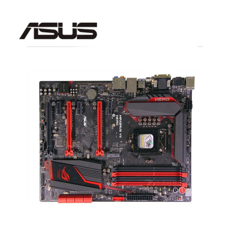 Разъем LGA1150 PCIE3.0 USB3.0 SATA3 для ASUS MAXIMUS VII HERO Оригинальный б/у настольный компьютер Intel