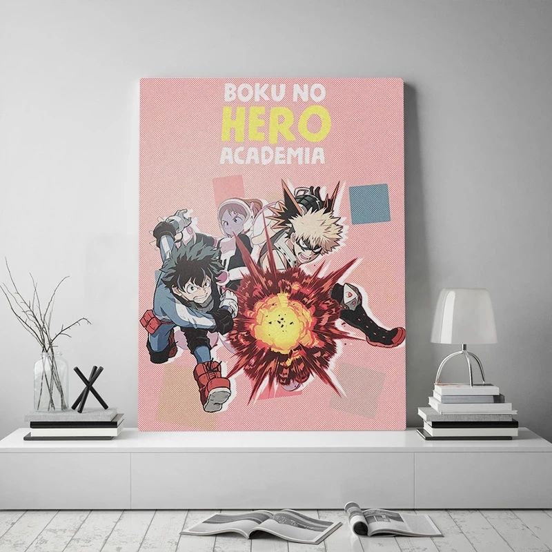 

Canvas Painting My Hero Academia Hd Printed Home Decoration Japan Anime Role Pictures Poster Wall Art For Living Room No Frame