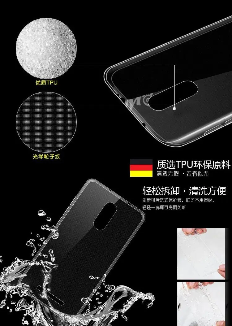 Мягкий прозрачный чехол-накладка из ТПУ If для Redmi note3 note 3 5 дюймов 2 шт. | Мобильные