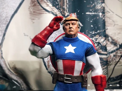 1/6 Неокрашенная голова резьба Модель Дональд Трамп Лепка подходит для 12