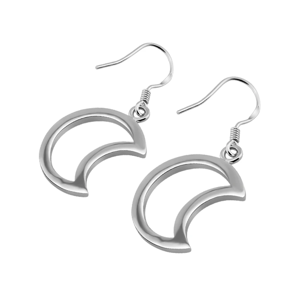 Новые Модные Простые смешанные и подходящие к звездам Луне серьги 925 Висячие из