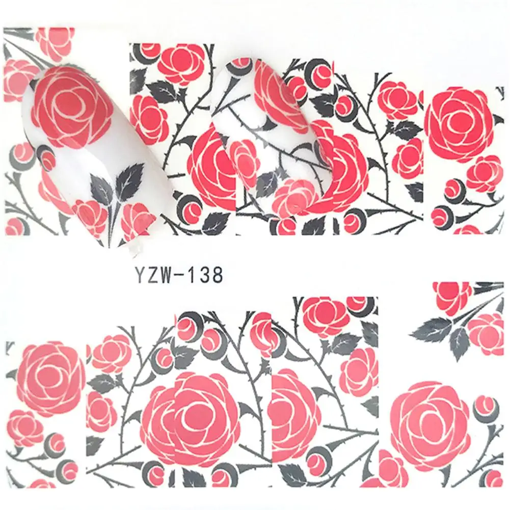 Наклейка для дизайна ногтей с полным покрытием цветов своими руками клейкий