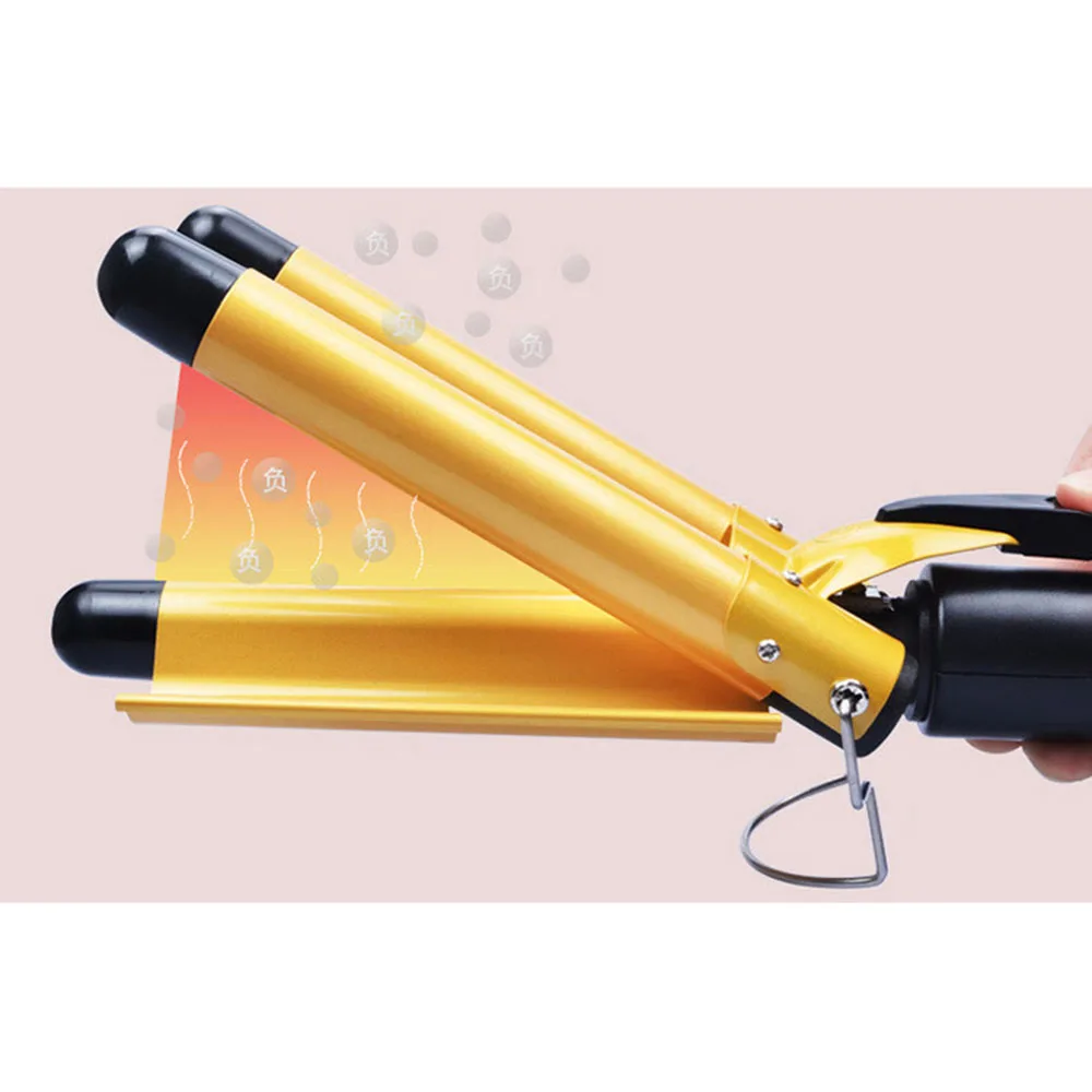 Профессиональные щипцы для завивки волос 20 мм-30 мм керамические тройные