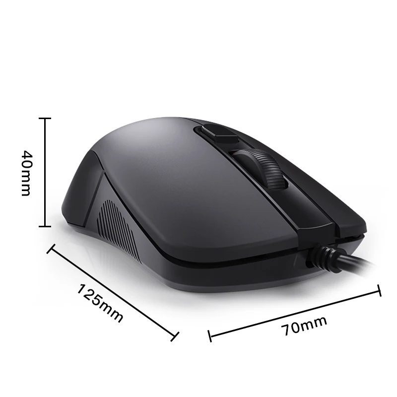 Aigo 4D USB мышь Проводная игровая Бесшумная оптическая 2400 DPI компьютерная совместима