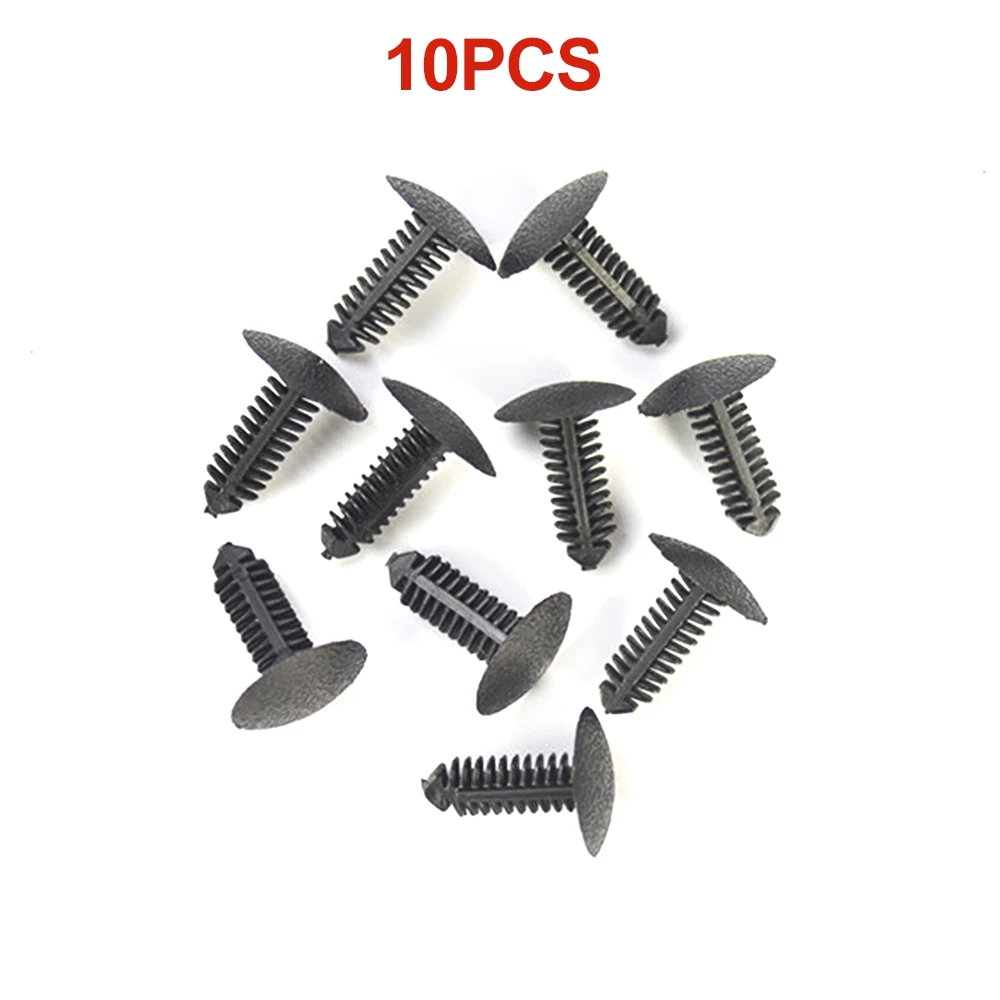 

10PCS 6mm Car Body Plastic Push Pin Rivet Fasteners Clips Car Plastic Rivet Push Clip Door Fender Bumper Interior Accessories