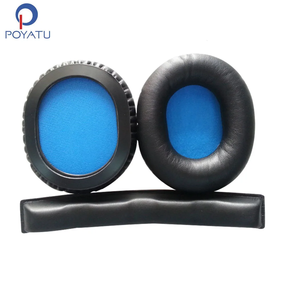 

POYATU Earpads Headphone Ear Pads For Sennheiser HD8 HD8DJ HD6 MIX Ear Pads Headphone Earpads Cushion Cover Earmuff Repair