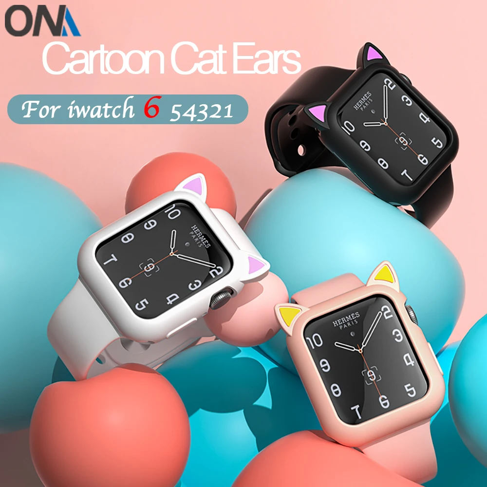 Мягкий силиконовый чехол для apple watch iWatch 6 5 4 защитный 3 2 1 бампер | Электроника
