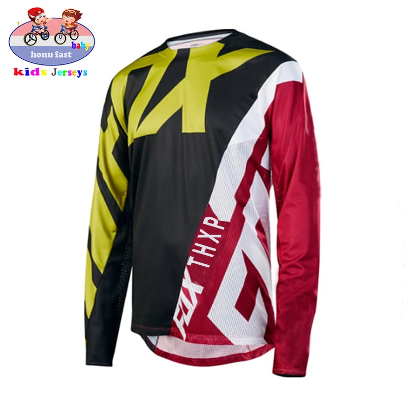 

MTB FOX Kids fuera de carretera ATV Racing camiseta soy RF bicicleta Jersey para descensos Jersey Motocross DH MX Ropa ninos