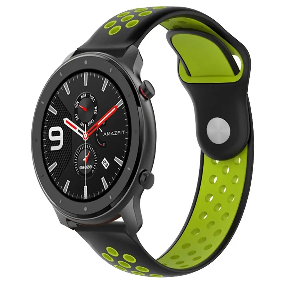 Сменный Смарт-часы Huami Amazfit GTR с силиконовой обратной пряжкой и двойным цветным
