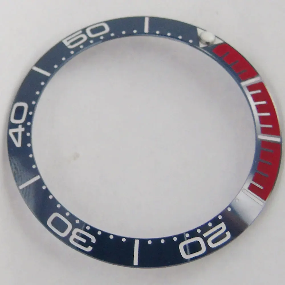

Classic 38mm Blue Red Ceramic Bezel Insert Fit For 40mm Men's Watch