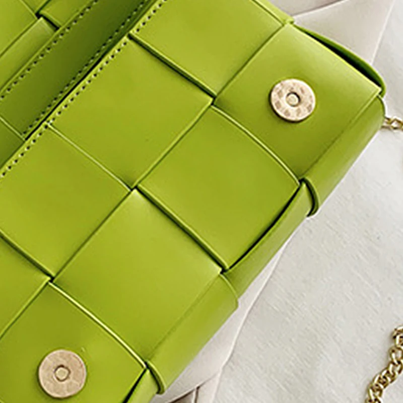 

New Women's Small Leather Shoulder Bag Luxury Purses and Handbags Knitting Lday Crossbody Bags Designer Borse Da Donna Firmate