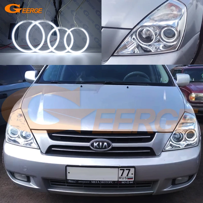 Для Kia Sedona 2006 2007 2008 2009 2010 2011 2012 2013 2014 отличное Ультра яркое CCFL ангельские глазки