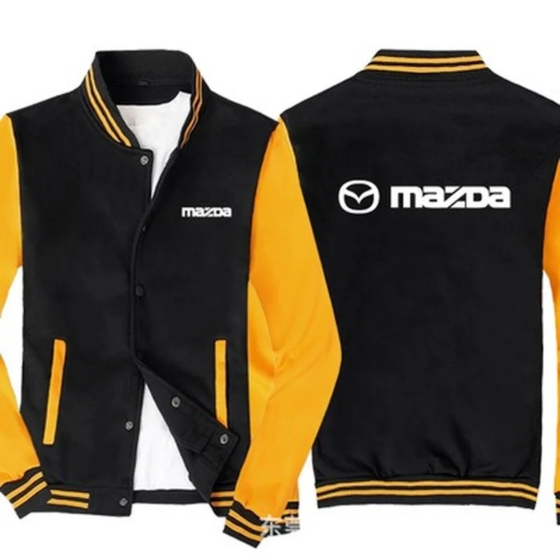 

Новая модная мужская бейсбольная куртка для Mazda с логотипом Спортивная одежда Повседневная Толстовка Унисекс В Стиле Хип-хоп Харадзюку 3 цв...