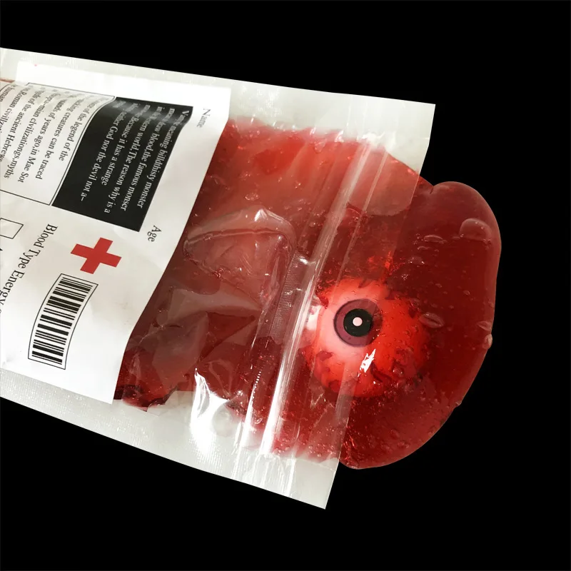 Хеллоуин кровяные глаза слизь кристалл Грязь пластилин Жевательная Полимерная