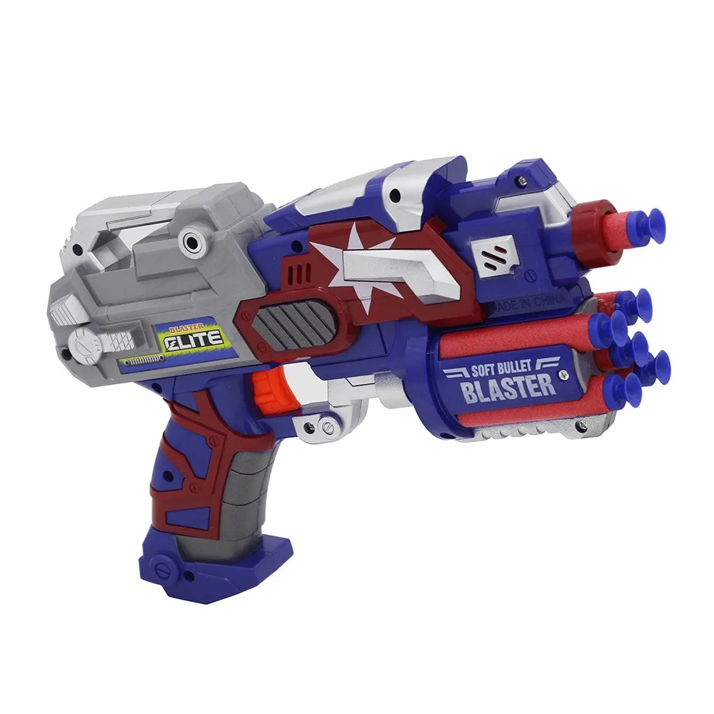 

Manual Toy Gun with 10pcs Soft Bullets Suit for Nerf Bullets Sniper Rifle Toy Pistol Dart Blaster Toys for Kids New Year's Gift