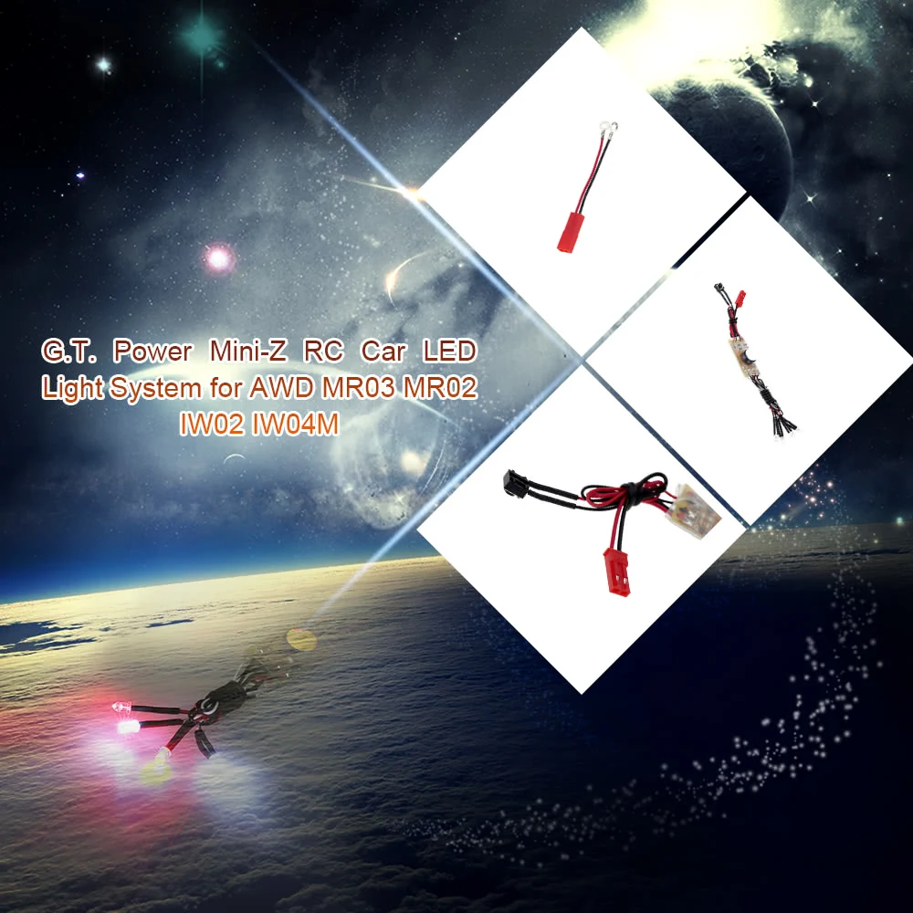 G. T. POWER Mini Z RC автомобильная светодиодная система для AWD MR03 MR02 IW02 IW04M|Детали и