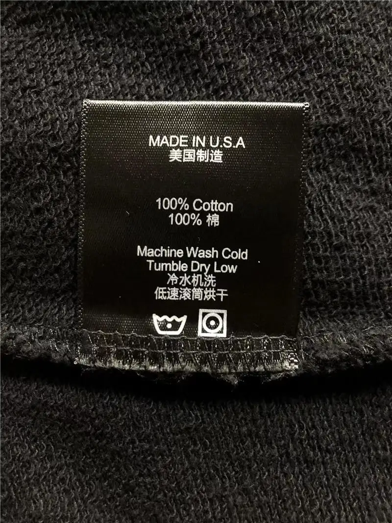 

2020FW Rhude Shocker Hoodie Men Women 1:1 Top Quality Vintage Pullover Gesture lightning Digital Logo Print Rhude Sweatshirts