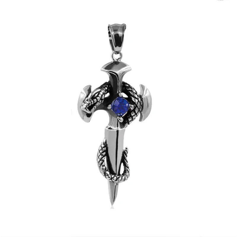 

Vintage Necklace Boy Pendant Personality Hipster Pendant Jewelry Simple Cross Pendant Necklace Punk Jewelry