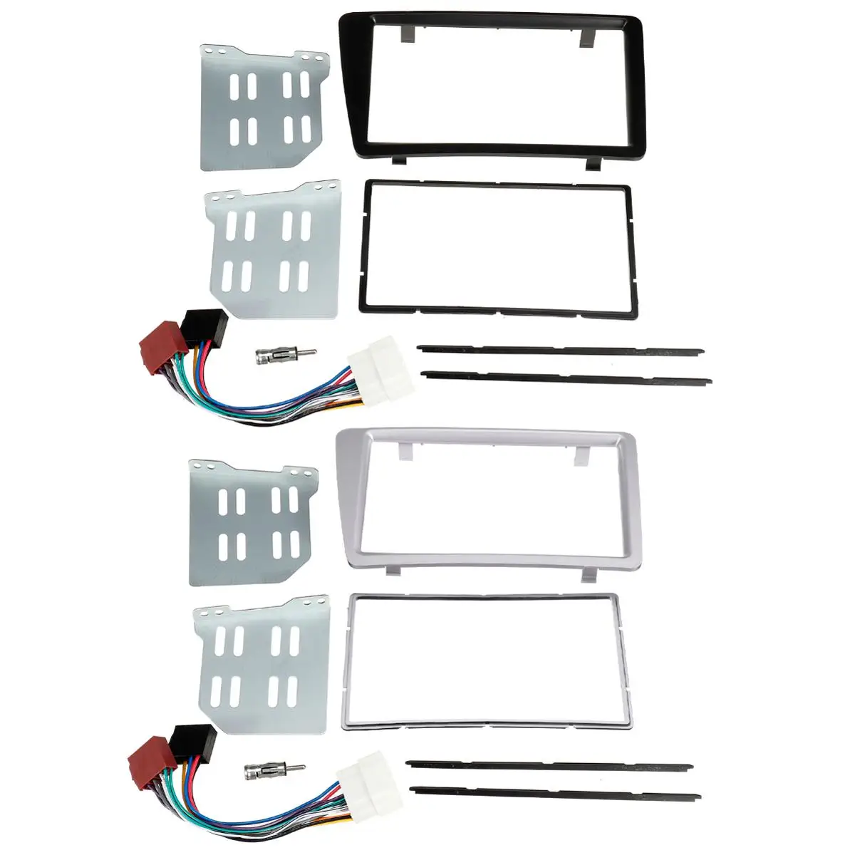 Автомобильный радиоприемник 2 Din облицовочная панель рамка для CD DVD приборной