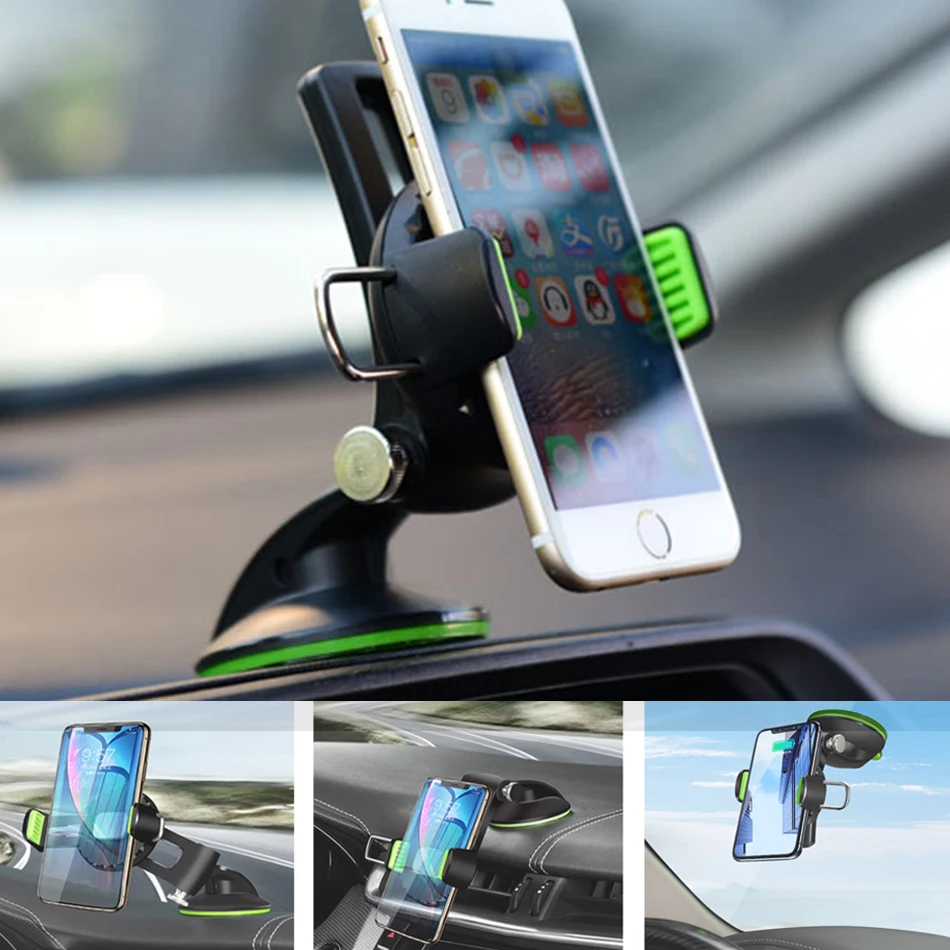 

Support Telephone Smartphone Voiture Sucker Suport Windshield Porte Dash Board Holder GPS Stand For iphone x 8 7 plus 11 pro max