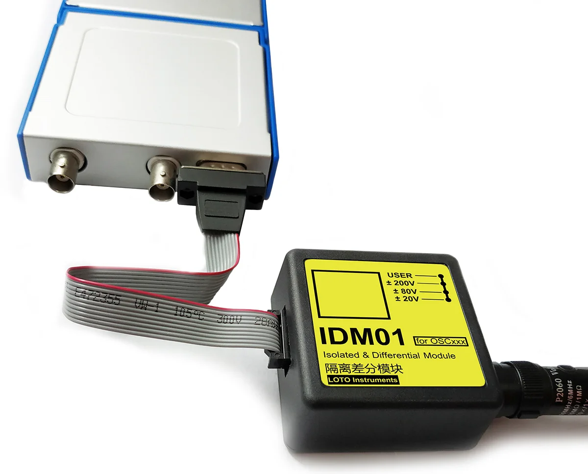 LOTO осциллограф дифференциальный модуль изоляции IDM01, защита напряжения, 800 в безопасный