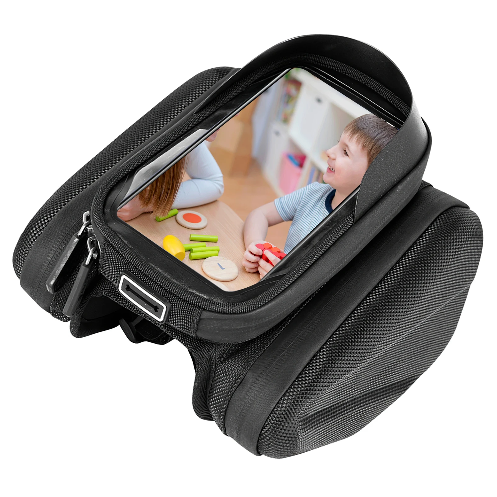 

Bike Bag Frame Front Top Tube Lightweight Cycling Bag Waterproof 6.5in Phone Case Touchscreen Bag MTB Pack Bicycle Accessories