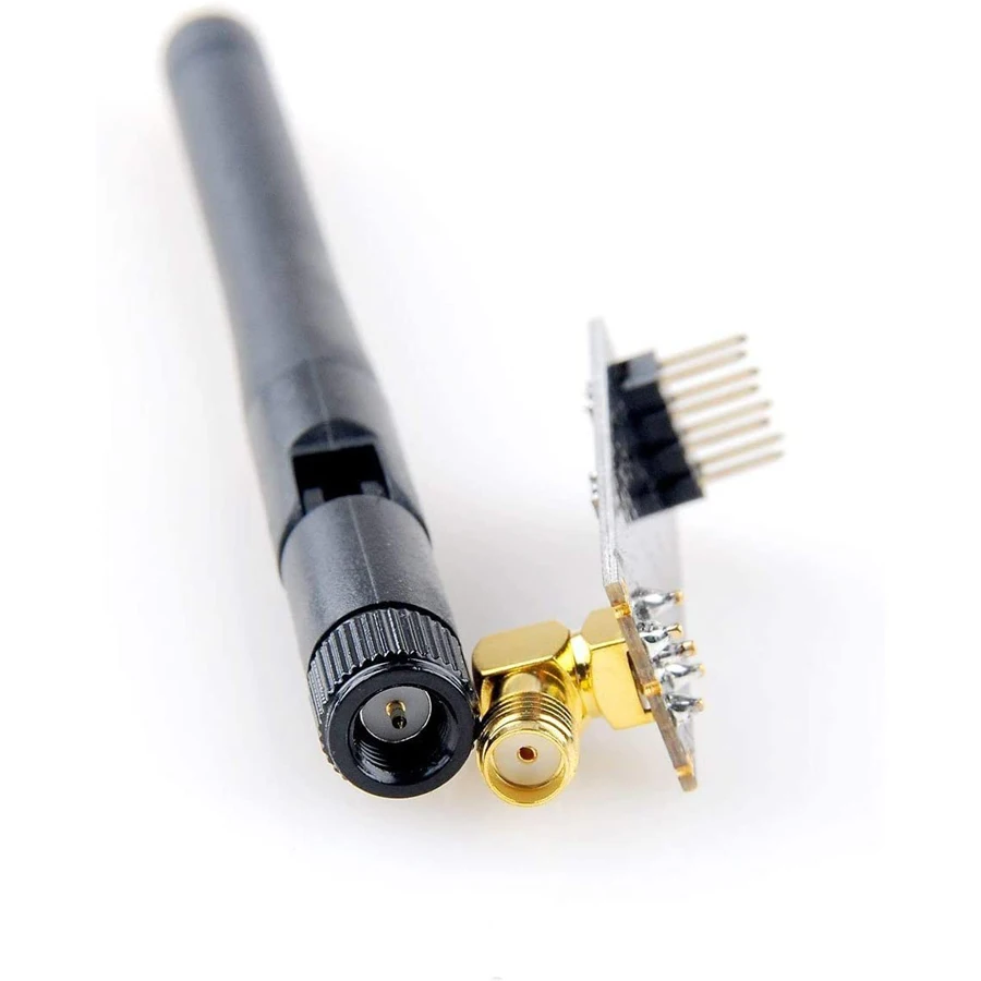 Модуль радиочастотного приемопередатчика NRF24L01 + PA LNA с антенной SMA 2 4 ГГц 1100 м