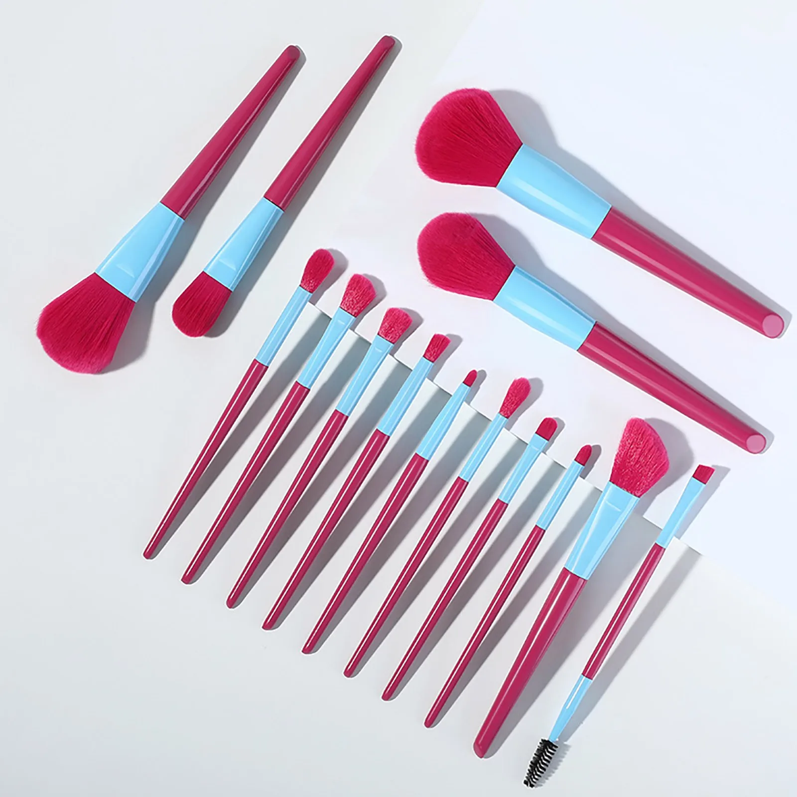 Набор супер милых кистей для макияжа 14 карамельных цветов кисть теней век туши