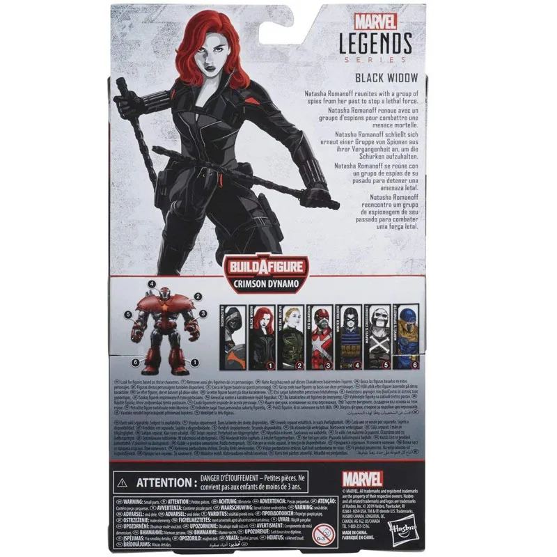 

Original Hasbro Marvel Legends Series Black Widow 6 Inch Collection Anime Action Figures Model Birthday Gift Adult Toys for Boys
