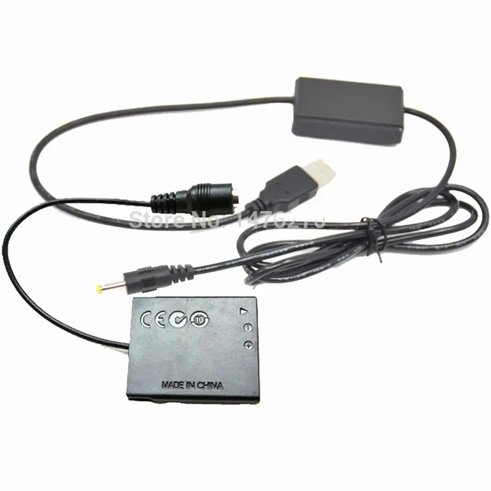 Внешний аккумулятор с USB-кабелем 4 2 в + DR-90 соединитель постоянного тока NB-11L NB11L