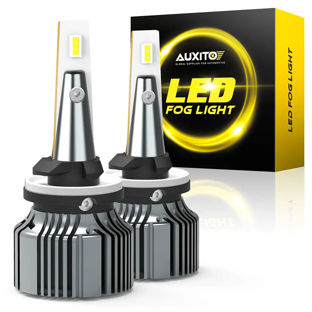 

AUXITO 2x H27 880 881 LED Fog Lamp Canbus No Error DRL HB3 9005 9006 HB4 LED Daytime Running Light Bulb White 6000K Car Foglight