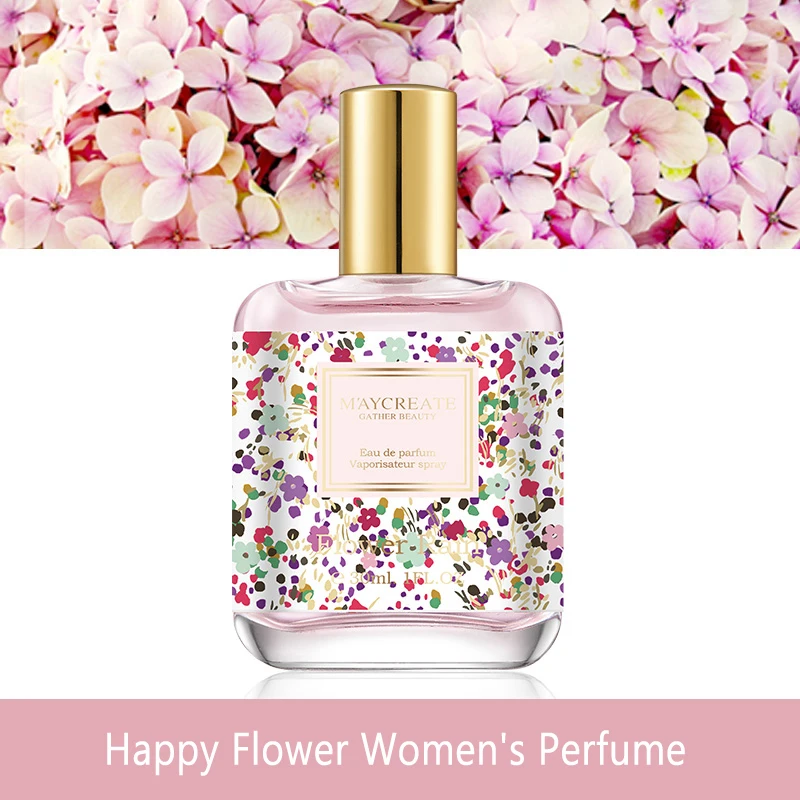 happy flower 30 мл мульти-виды женский распылитель Parfume Красивая посылка женский Perfum Мода Леди Цветок фруктовый аромат парфюм Long laстin - Цвет: happy flower
