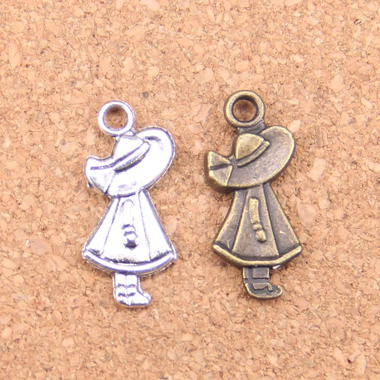 

70 шт. подвески, женская шляпа 12x2 4 мм, женская, винтажная модель, DIY для браслета, ожерелья